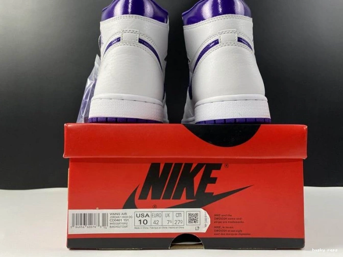 Rep Husky AIR JORDAN COURT RETRO HIGH CD0461-151 1 PURPLE 0711